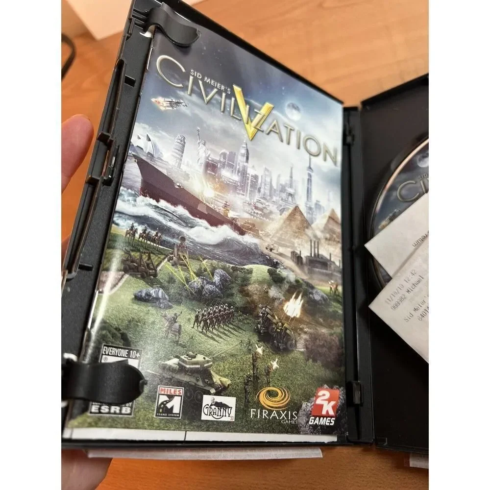 Sid Meier's Civilization V (PC Game DVD-ROM, 2010) Rated E 10+